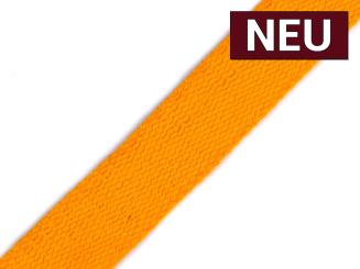 Gurtband Baumwolle 25mm dunkelgelb 