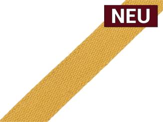 Gurtband Baumwolle 25mm senf 