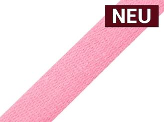 Gurtband Baumwolle 25mm rosa 