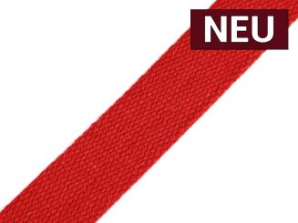 Gurtband Baumwolle 25mm rot 