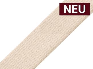 Gurtband Baumwolle 40mm natur 