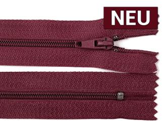 Reißverschluss 18cm bordeaux 