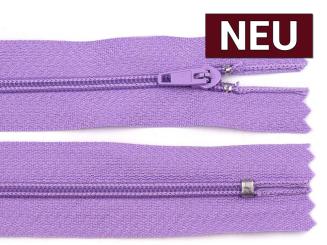 Reißverschluss 18cm lila 