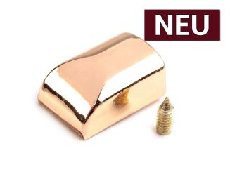 Endstücke für Spiral-, Knochen- und Metallreißverschlüsse gold 