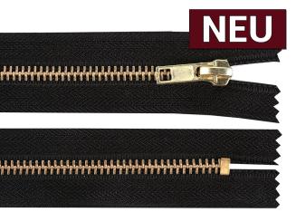 Metall Reißverschluss 14cm schwarz 