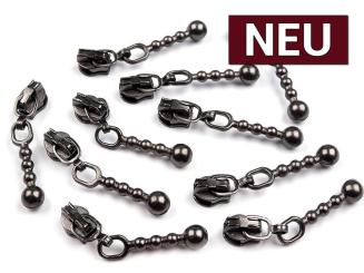 Zipper für Endlos-Reißverschluss 3mm onyx 