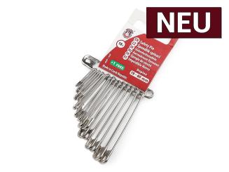 Sicherheitsnadel-Sortiment 19 - 60 mm silber 