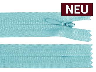 Reißverschluss nahtverdeckt 18cm babyblau 