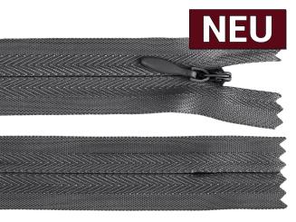 Reißverschluss nahtverdeckt 18cm dunkelgrau 