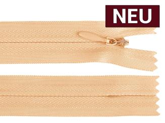 Reißverschluss nahtverdeckt 20cm pfirsich 