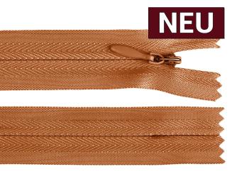 Reißverschluss nahtverdeckt 20cm bronze 