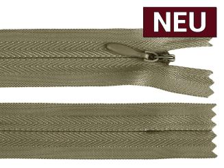 Reißverschluss nahtverdeckt 35cm army 