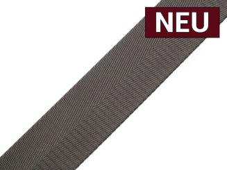 Gurtband mit Glanz 40mm anthrazit 
