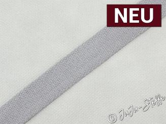 Gurtband Baumwolle 25mm grau 