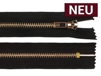 Metall Reißverschluß 12cm schwarz 
