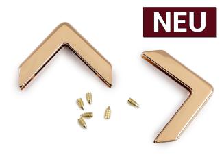 Metallecken für Taschen und Accessoires gold 