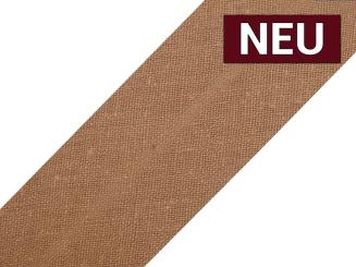 Schrägband aus Baumwolle vorgefalzt Breite 3cm hellbraun 