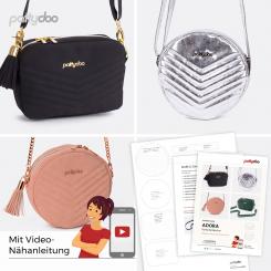 Papierschnittmuster Schultertasche Adora von pattydoo 