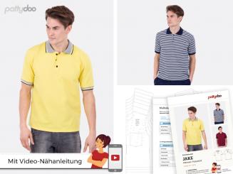 Papierschnittmuster Männer Poloshirt Jake von pattydoo 