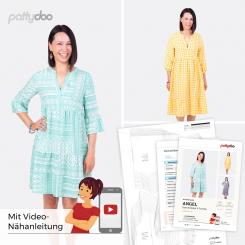 Papierschnittmuster Damenkleid & Tunika Angel von pattydoo 