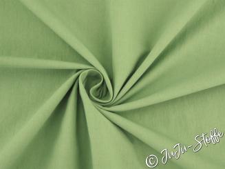 Baumwolle Popeline stone washed grün Öko-Tex 