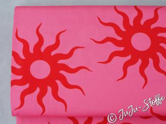 Baumwolle Popeline Sonnen rosa Öko-Tex 