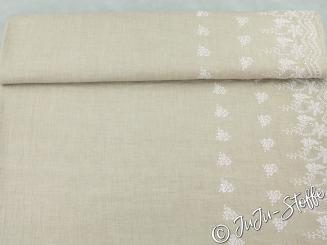 Baumwollmix Blusenstoff Stickerei Öko-Tex 