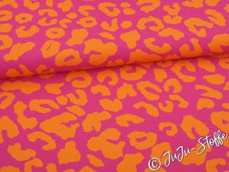 Canvas Leo pink/orange Öko-Tex 
