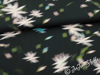 Baumwolle Popeline Blüten Öko-Tex 