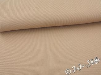 Bündchen Doppelripp extra breit uni hellbraun Oeko-Tex® 