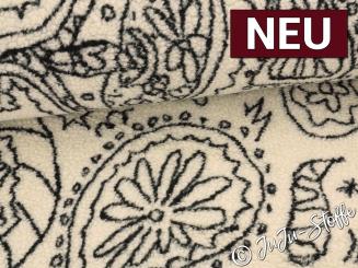 Teddy beige/schwarz Oeko-Tex® 