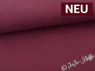 Viskose Ripp-Jersey uni weinrot Oeko-Tex® 