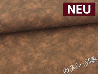 Kunstleder marmoriert braun 
