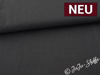 Baumwolle Seersucker uni schwarz Oeko-Tex® 