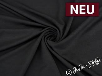 Bambus Jersey uni schwarz Oeko-Tex® 