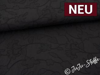 Baumwolle Stickerei Blumen Oeko-Tex® 