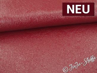 Jacken- und Mantelstoff crackle brushed dunkelrot 