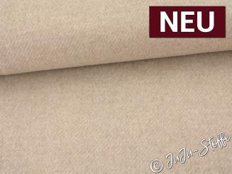 Mantelflausch uni beige Oeko-Tex® 