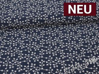 Viskosemix Stickerei dunkelblau Oeko-Tex® 