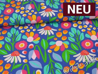 Baumwolle Popeline Flowers Oeko-Tex® 