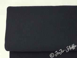Musselin uni schwarz Öko-Tex 