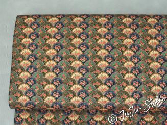 Baumwollsatin Blumenfächer 