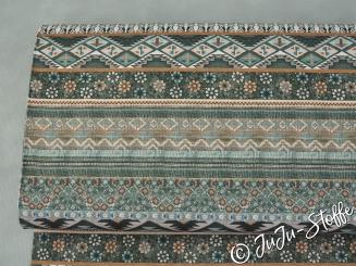 Baumwollsatin Ethno beige 