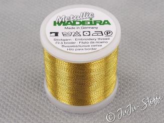 Madeira Metallic Brilliant Stickgarn No.40 - 200 m - gold 4 