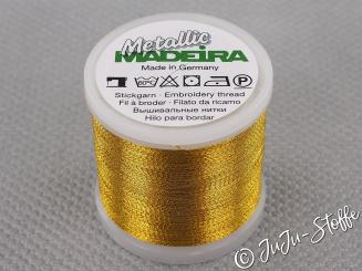 Madeira Metallic Brilliant Stickgarn No.40 - 200 m - gold 8 