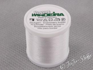 Madeira Stickgarn Rayon No.40 - 200 m - Farbnummer 1001 
