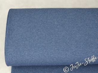 Jacquard-Jersey Knit Knit jeans meliert / marine GOTS 