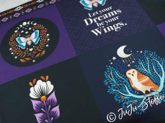 Canvas Panel Midnight Dream On von Hamburger Liebe GOTS 