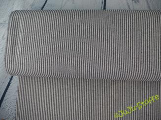 Canvas Streifen Doubleface schwarz Öko-Tex 