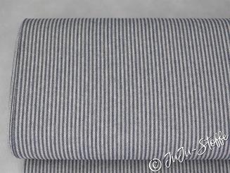 Canvas Streifen Doubleface dunkelblau Öko-Tex 